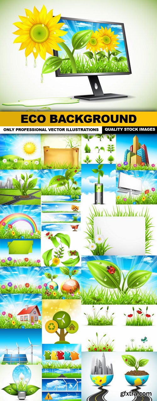 ECO Background - 25 Vector