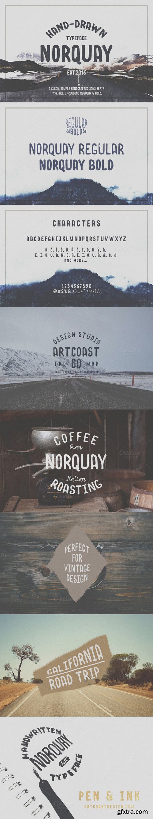 CM - Norquay - Hand Drawn Font 584425