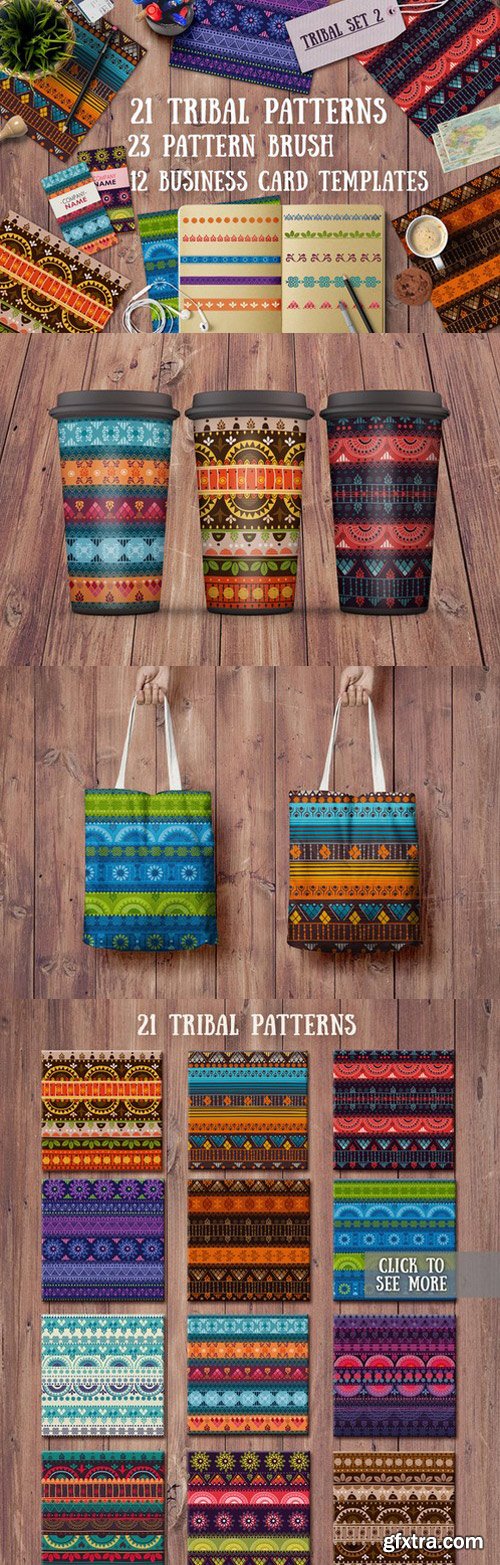 CM - 2.Tribal patterns, brushes and cards 583229