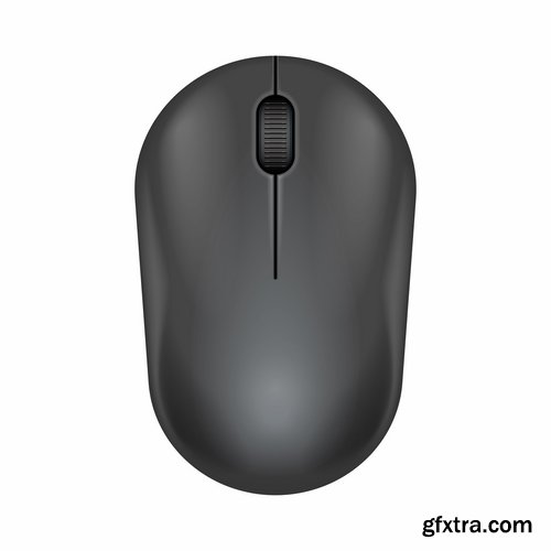 Collection of PC computer mouse vector image 25 EPS