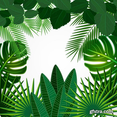 Collection of grass flyer banner background is green plants vector image 25 EPS