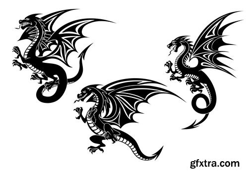 Tattoo element vector 4, 15 x EPS