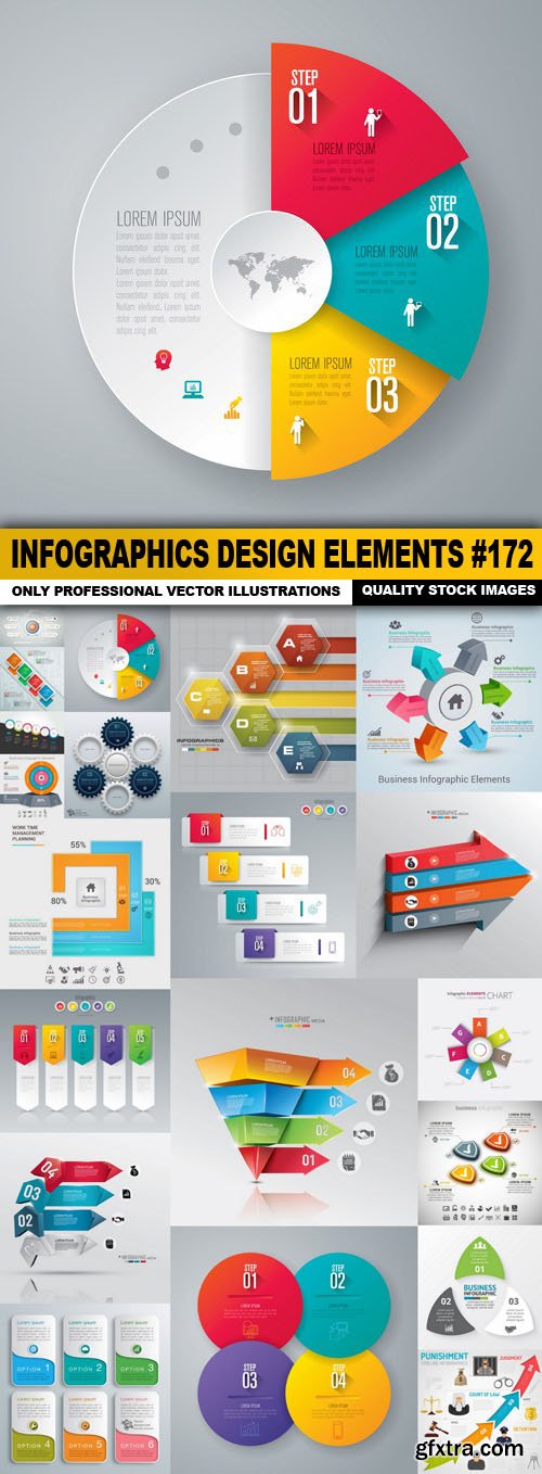 Infographics Design Elements #172 - 20 Vector