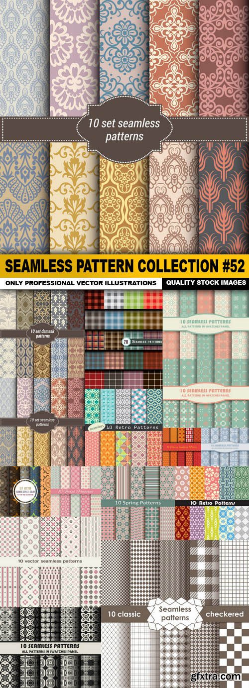 Seamless Pattern Collection #52 - 15 Vector