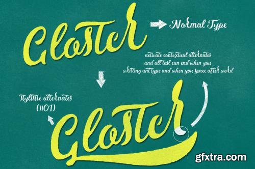 CreativeMarket Gloster Typeface 562577