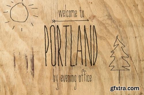 CreativeMarket Portland | Handwritten Font 554341