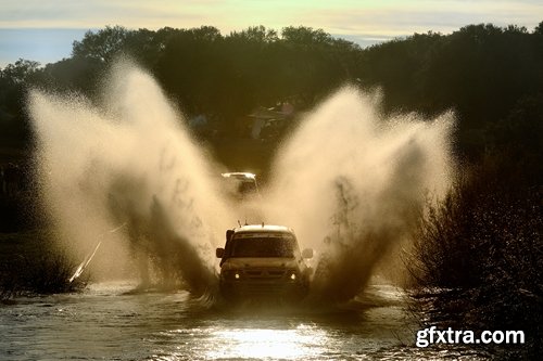 Collection of Dakar desert race truck off-road dust 25 HQ Jpeg