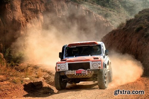 Collection of Dakar desert race truck off-road dust 25 HQ Jpeg