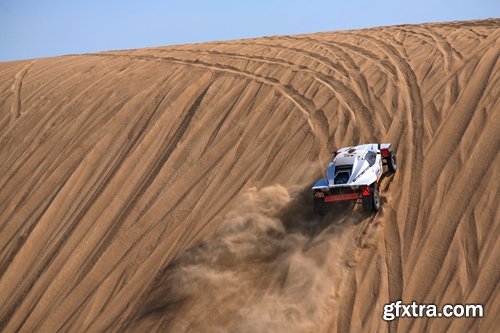 Collection of Dakar desert race truck off-road dust 25 HQ Jpeg