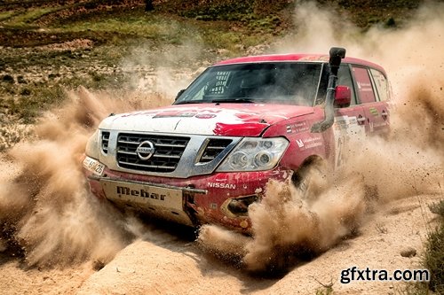 Collection of Dakar desert race truck off-road dust 25 HQ Jpeg