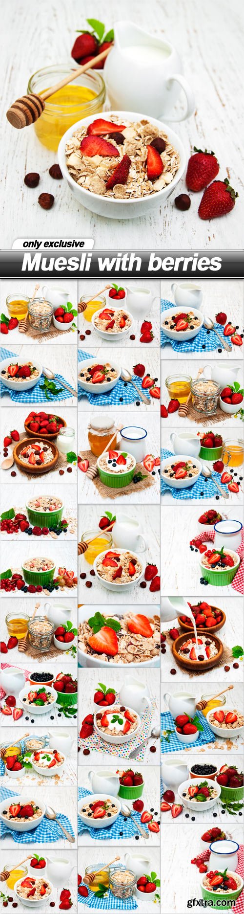 Muesli with berries - 26 UHQ JPEG