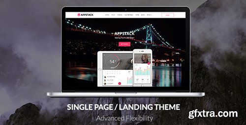 ThemeForest - AppStack v1.2.8 - One Page App Theme - 12493365