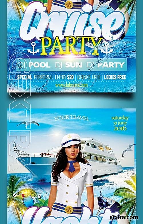 CM - Cruise And Yacht Party Flyer 577920