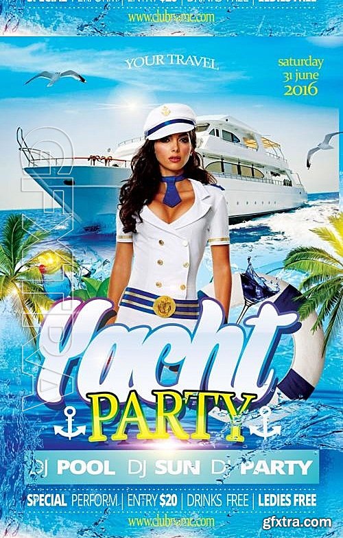 CM - Cruise And Yacht Party Flyer 577920