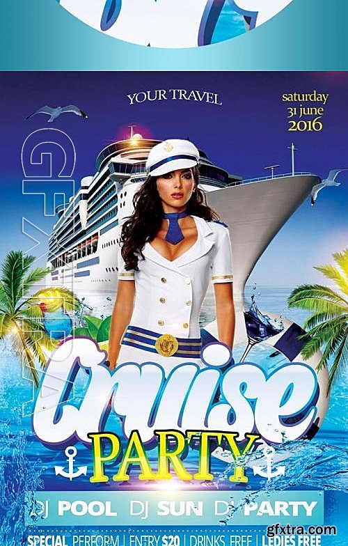 CM - Cruise And Yacht Party Flyer 577920