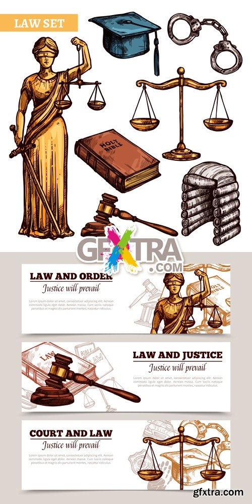 Law & Justice Vector