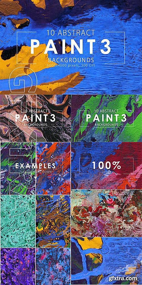 CM - Abstract Paint Backgrounds Vol3 577732