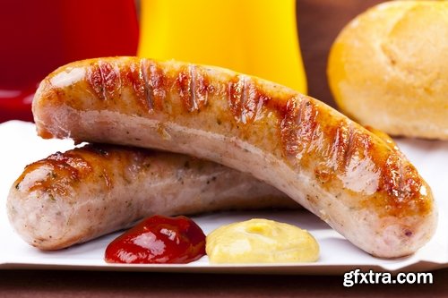 Collection Bavarian sausage banger meat snack to beer 25 HQ Jpeg