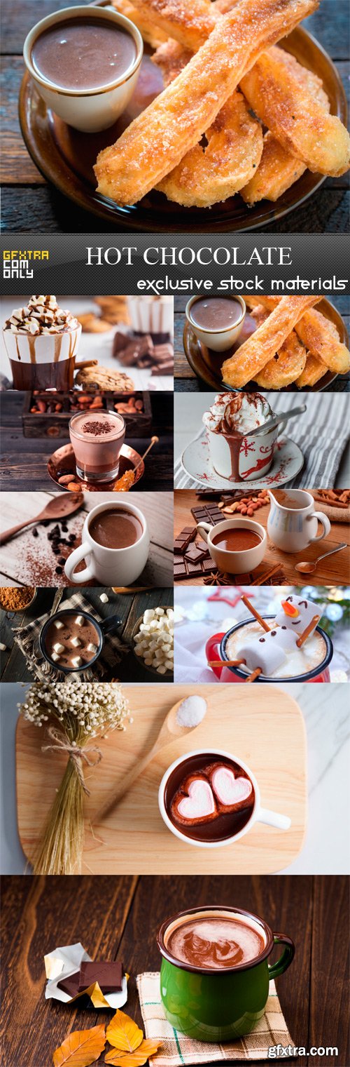 Hot Chocolate - 10 x JPEGs