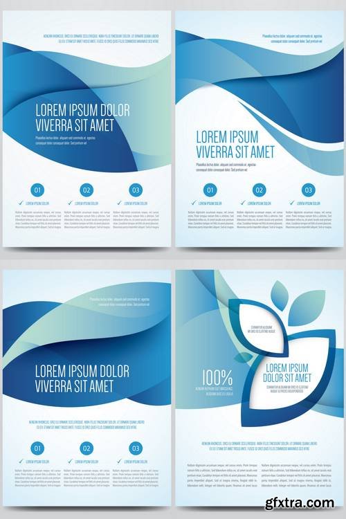 Modern Blue Corporate Brochure Design