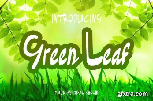 CreativeMarket Green Leaf 589406