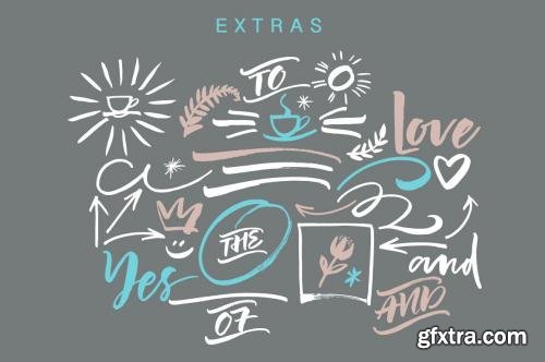 CreativeMarket Sunny Script + Extras 580786