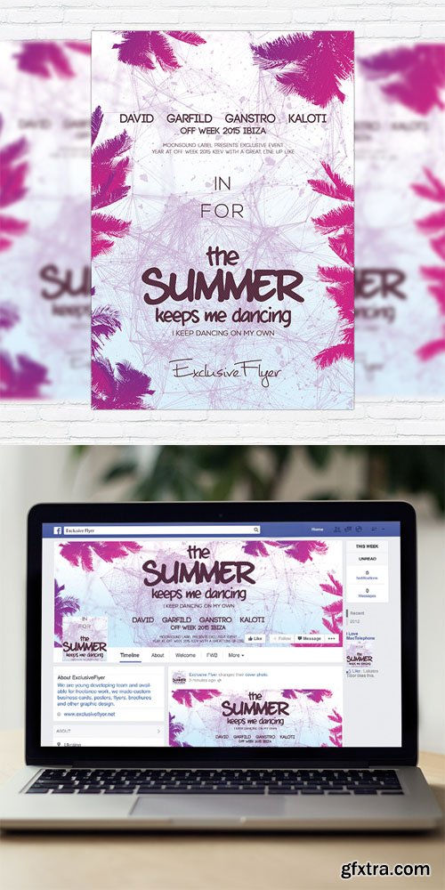 The Summer Vol.2 - Flyer Template + Facebook Cover