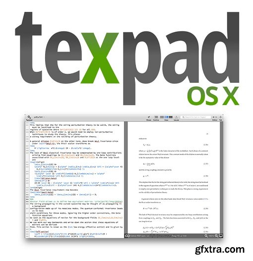 Texpad 1.7.25 Multilingual (Mac OS X)