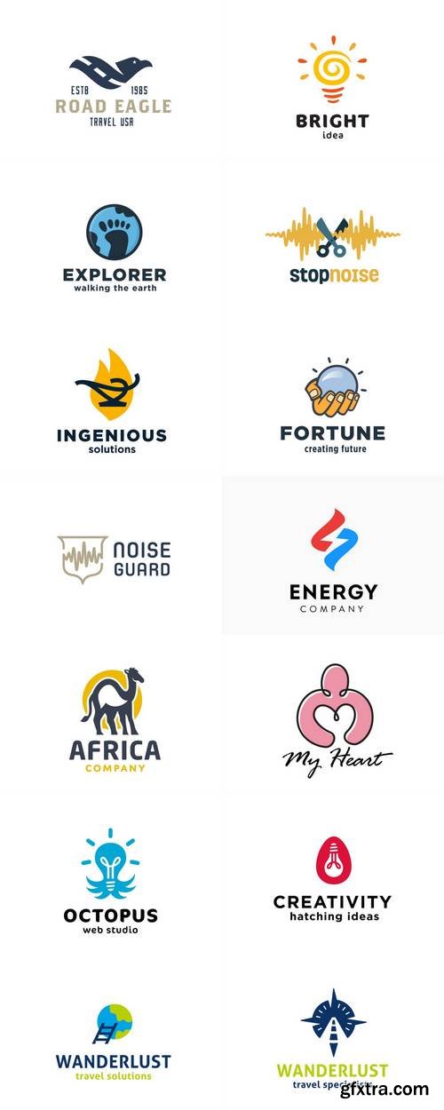 Original Simple Minimal Logos and Symbols