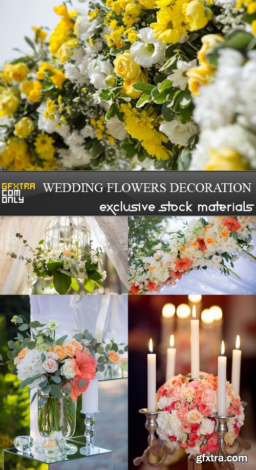 Wedding Flowers Decoration - 5 UHQ JPEG