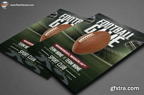 CreativeMarket American Football Game Flyer 583040