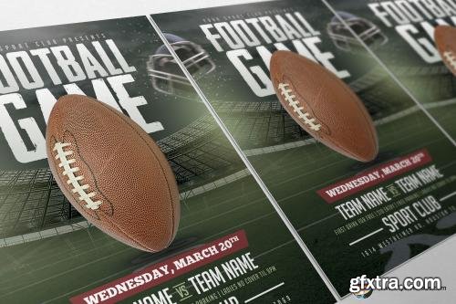 CreativeMarket American Football Game Flyer 583040