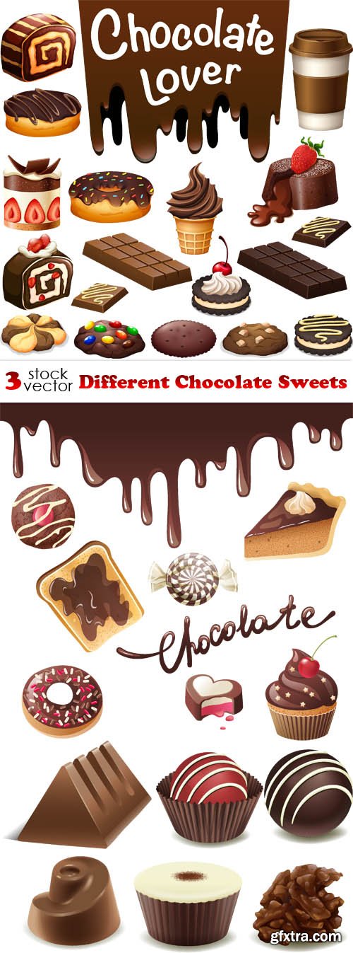 Vectors - Different Chocolate Sweets