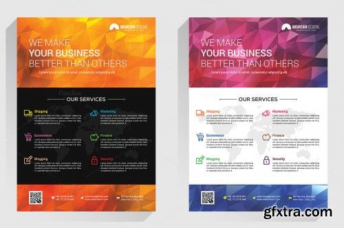 CreativeMarket Corporate Flyer 14 582270