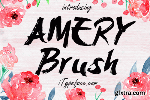 CreativeMarket Amery Brush Font 587739