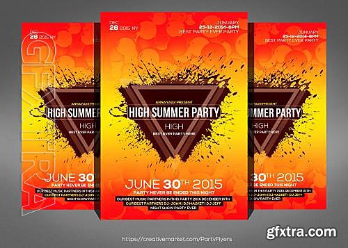 CM - Summer Splash Cocktails Party Flyer 576020