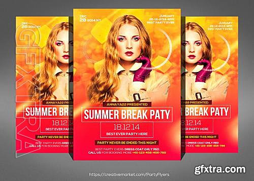 CM - Summer Break Party Flyer Template 575971