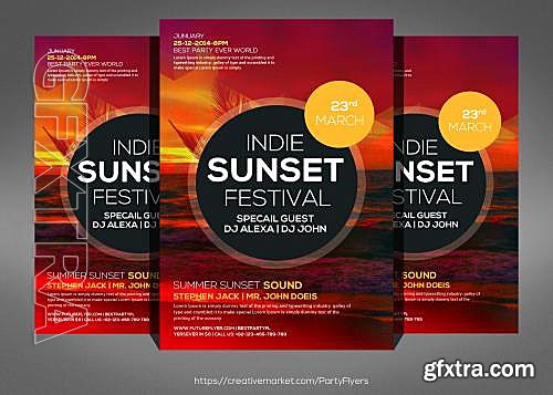 CM - Summer Sunset Flyer Psd Template 576039