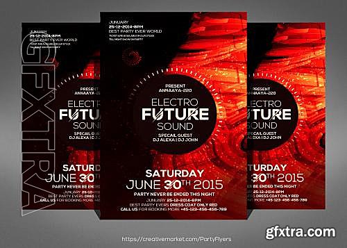 CM - Minimal Music Flyer Template 575974