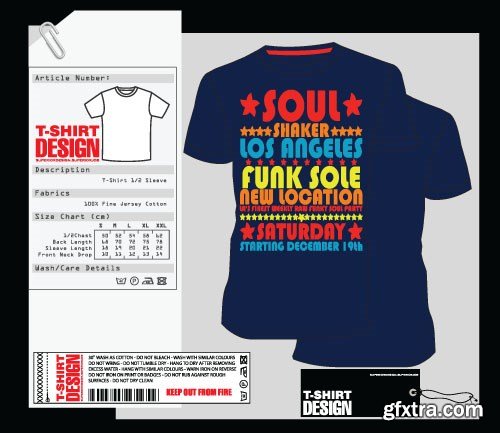 T-Shirts Design 5 - 25xEPS