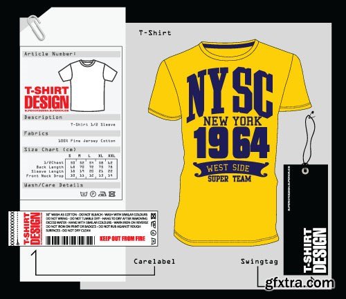 T-Shirts Design 5 - 25xEPS