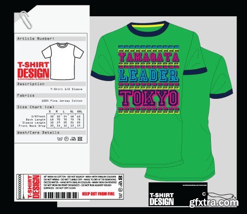 T-Shirts Design 5 - 25xEPS