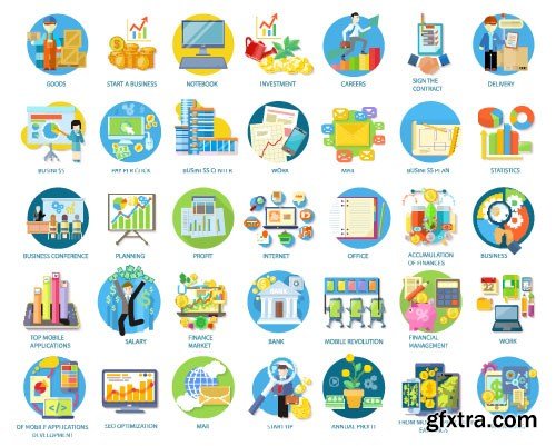 Flat Vector Design 30 - 30xEPS