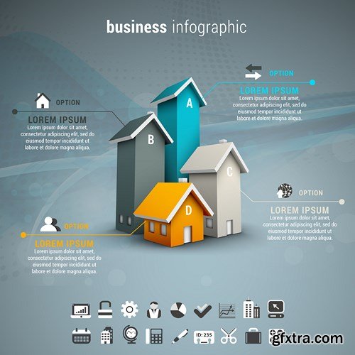 Corporate & Business Infographics Templates - 24xEPS