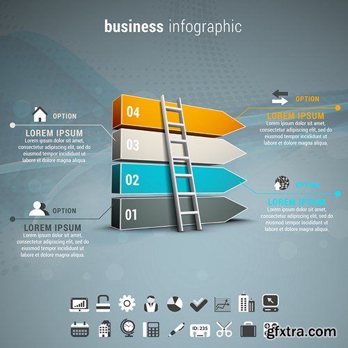 Corporate & Business Infographics Templates - 24xEPS