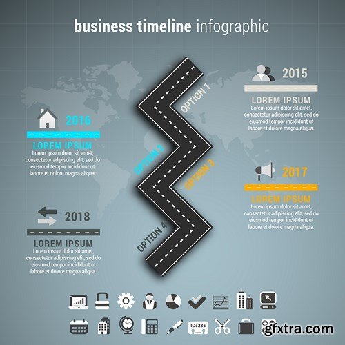 Corporate & Business Infographics Templates - 24xEPS