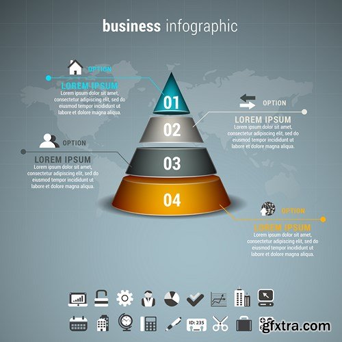 Corporate & Business Infographics Templates - 24xEPS