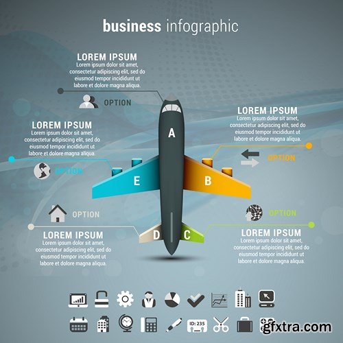 Corporate & Business Infographics Templates - 24xEPS