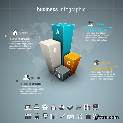 Corporate & Business Infographics Templates - 24xEPS