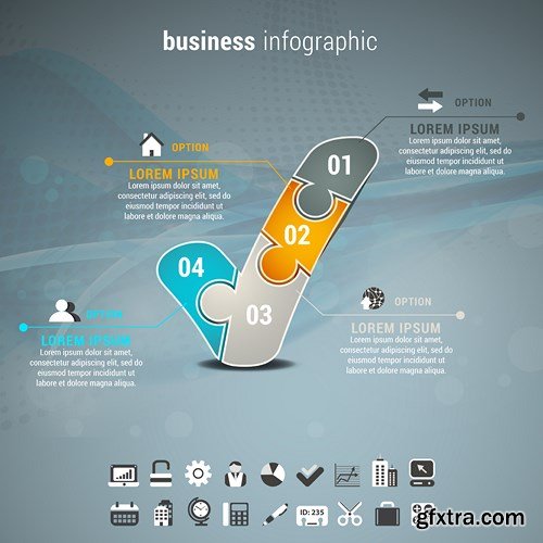 Corporate & Business Infographics Templates - 24xEPS